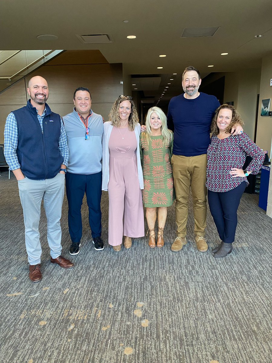 AndreaCoachman's tweet photo. Absolutely best part of being back F2F: hugging people we hadn’t met other than on Zoom! 

Thanks for spending the last 2 days with us @whitney_larocca &amp; @learningleech 

Thanks for your help @runnergirl70 🥰

Added bonus: good quality team time with @mrossi7 &amp; @coachmana https://t.co/FeyuoA0hVX