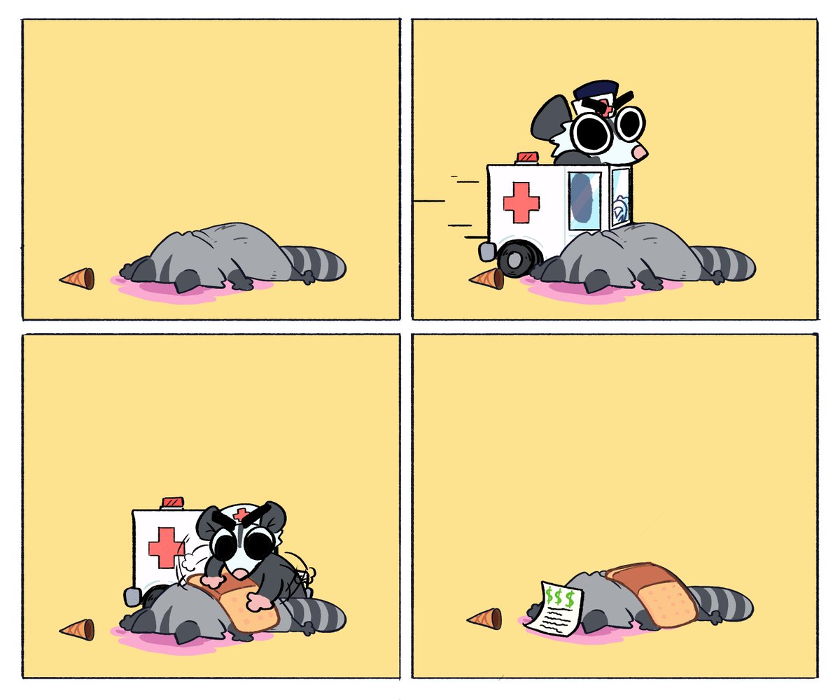 Happyraccoons's tweet photo. We live in a society https://t.co/VP281QLo2D