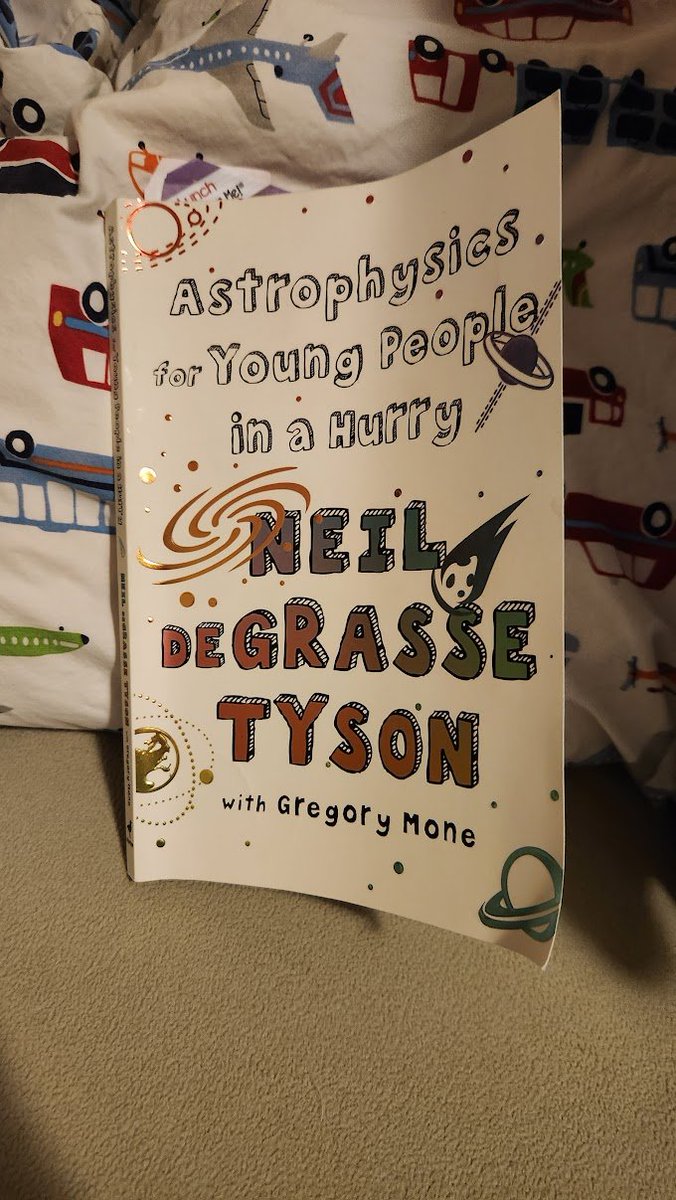 Thanks <a href="/neiltyson/">Neil deGrasse Tyson</a> and <a href="/gmmone/">Gregory Mone</a>  for giving our 6yo words to describe his passion. A place where his seemingly endless supply of space facts can come to life within the broader narrative that is astrophysics.