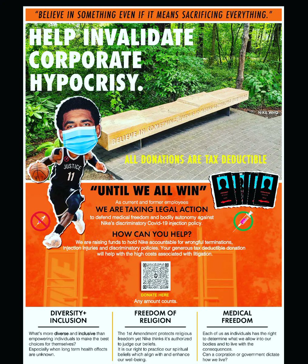 #Mandate 
#Nike #UntilWeAllWin #BelieveinSomething #DoTheRightThing #DiversityandInclusion #alltheotherclichebuzzwordstheypull
#Kyrie #LeBronXX 
Link in Bio🥊