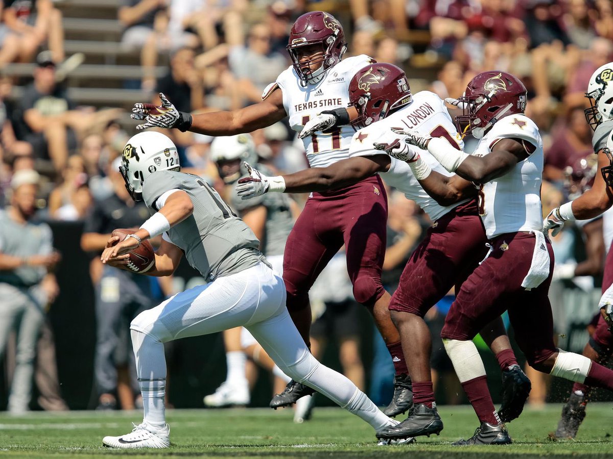 God is Great! After a great conversation with <a href="/boone_feldt/">Boone Feldt</a> I’m beyond blessed to receive another D1 offer from Texas State 🐾 <a href="/TXSTATEFOOTBALL/">Texas State Football</a> <a href="/JUCOFFrenzy/">JUCO Football Frenzy</a> <a href="/JuCoFootballACE/">JuCo Football Forer</a> <a href="/D_DUBB9/">Darrell Wilson Jr</a> <a href="/IonaCoach/">Coach Iona</a> <a href="/OfficialBobbyP/">Bobby</a> <a href="/CoachLJJohnson/">Coach Johnson</a> @lone_toailoa <a href="/CoachRamirezOL/">Phill Ramirez</a> <a href="/AfeletiM/">Coach Leki</a> @CoachDEEN7