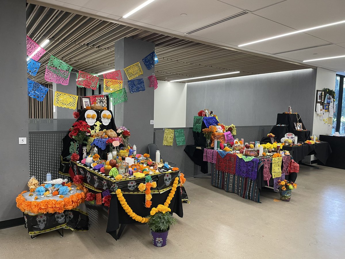 So grateful to our graduate students for coordinating these incredible altars with our Spanish undergraduate students! @ASUTheCollege @ASUSILC @asuhumanities