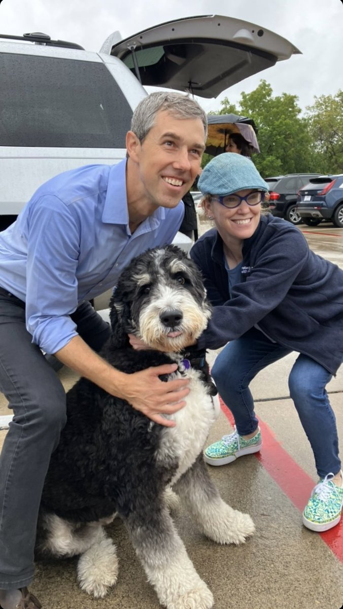 BetoMedia's tweet photo. “Can you people hurry up and elect this guy Governor already?”
#DogsForBeto
#BetoDaysAreComing https://t.co/jgiiMLDac9