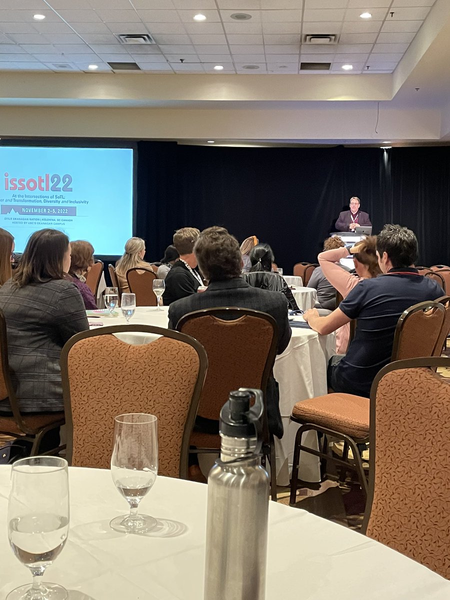 Brad Wuetherick opens #issotl2022 in Kelowna, Canada