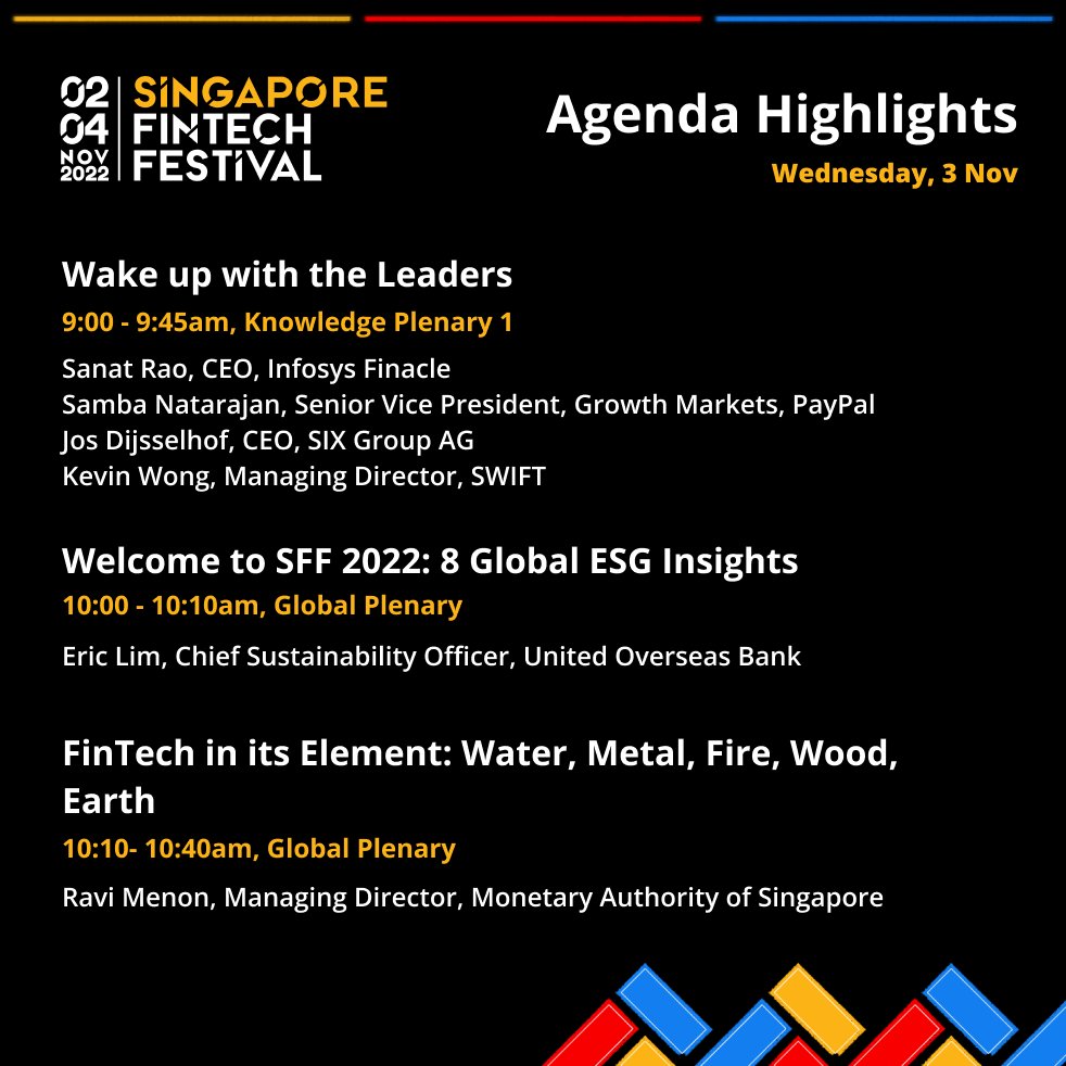 Welcome to SFF Day 2! Here are your highlights for the day