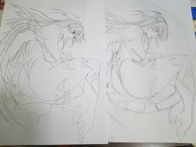 次モリガンのクリーンナップ。左側。 