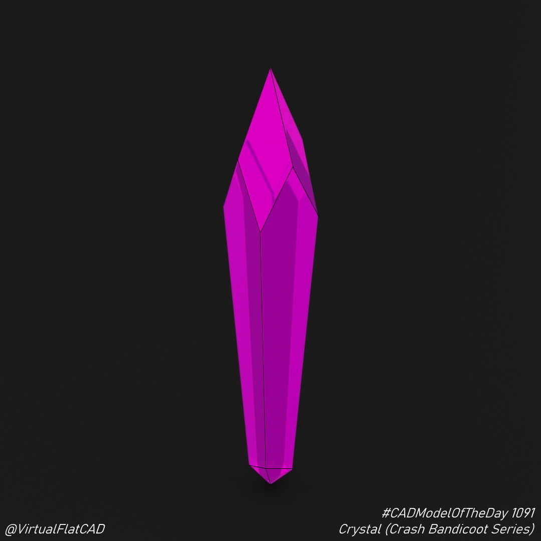 Been a while since I've modeled something from games! #CADModelOfTheDay 1091.
.
.
#cad #3d #3dmodeling #solidworks #challenge #everyday