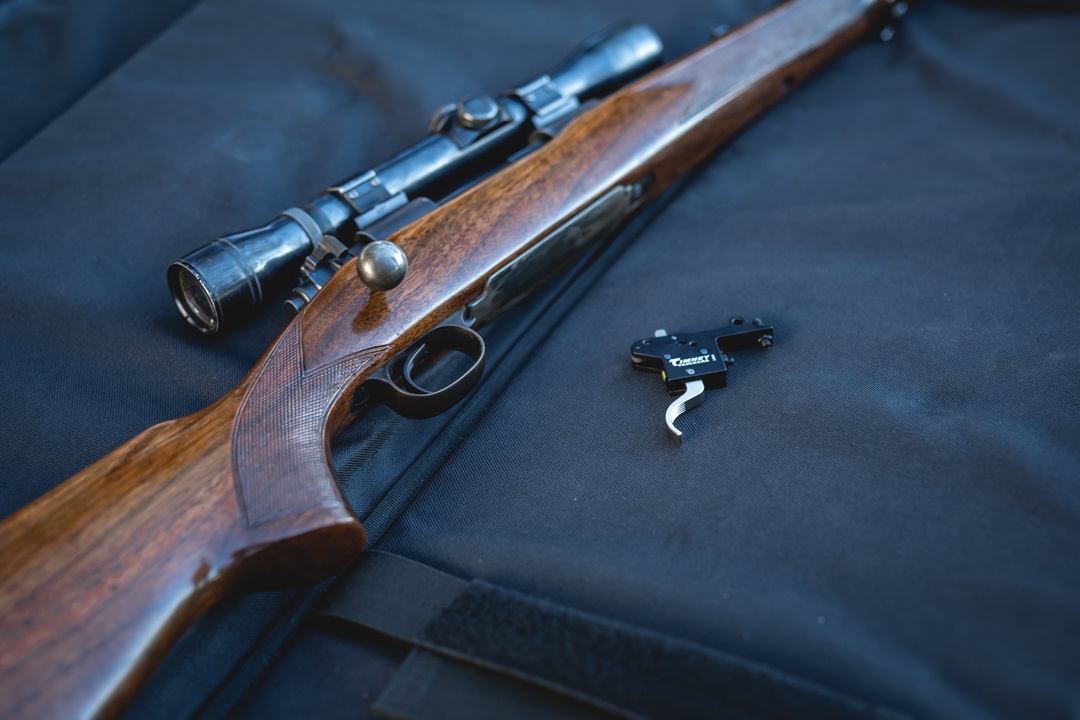 Upgrade your trigger to give your classic rifle a modern feel. . Click the link in our bio to learn more . . #TimneyTriggers #Winchester70 #hunting