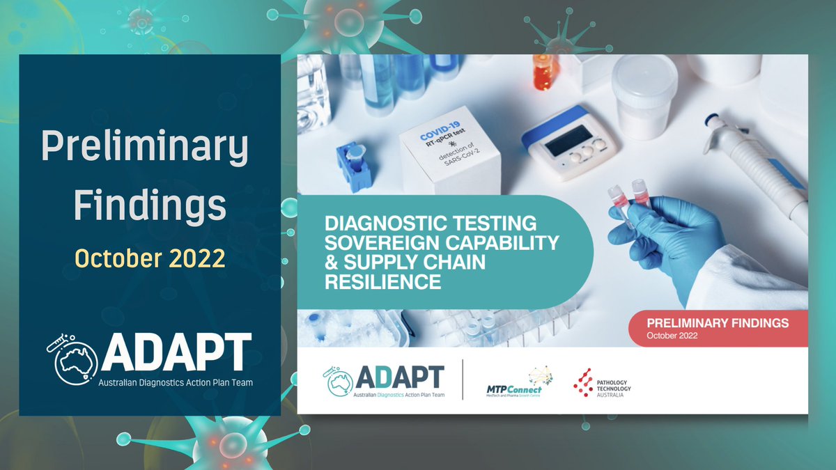 MTPConnect (@mtpconnect_aus) on Twitter photo Check out the diagnostic engagement preliminary findings published today. It's a mid-project update frm our ADAPT team w <a href="/PathTechnology/">Pathology Technology Australia</a> on developing a National Action Plan to set 🇦🇺 up as a regional centre of excellence for diagnostic tech manufacturing. bit.ly/3zGLftw Check out the diagnostic engagement preliminary findings published today. It's a mid-project update frm our ADAPT team w <a href="/PathTechnology/">Pathology Technology Australia</a> on developing a National Action Plan to set 🇦🇺 up as a regional centre of excellence for diagnostic tech manufacturing. bit.ly/3zGLftw