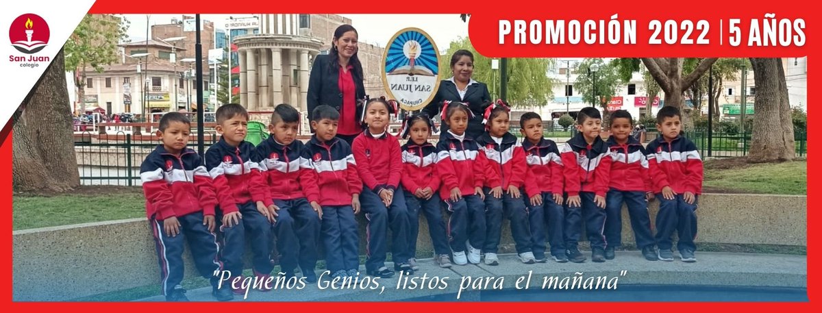 SChupaca's tweet photo. 🔴 PROMOCIÓN 2022 - 5 AÑOS... 👩‍🦰 👨‍🦰

🔴 PEQUEÑOS GENIOS, LISTOS PARA EL MAÑANA 🙋‍♂️ 🙋‍♀️

👉 "PROMOCIÓN ESCOLAR INICIAL" 👩‍🏫 👨‍🏫

👉 I. E. P. "San Juan" - Chupaca https://t.co/Rx44rF52Bq