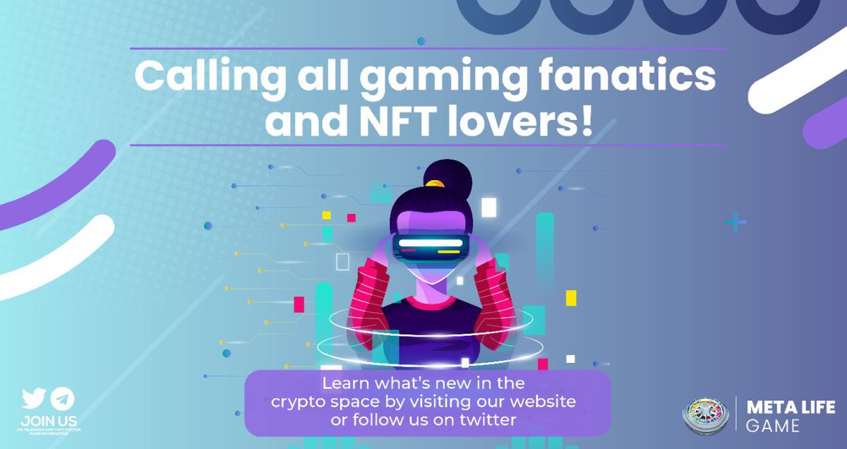 _Metalifegame_'s tweet photo. 📢Calling all #gaming fanatics and #NFT lovers! Something good just happened again in the 👩💻#crypto space today. If you want to know what is it, you can 👋come and visit the #Metalifegame website or simply follow us on Twitter. Don’t be left out! ✅Check it out now!
#web3 https://t.co/FWvLcHmfLN
