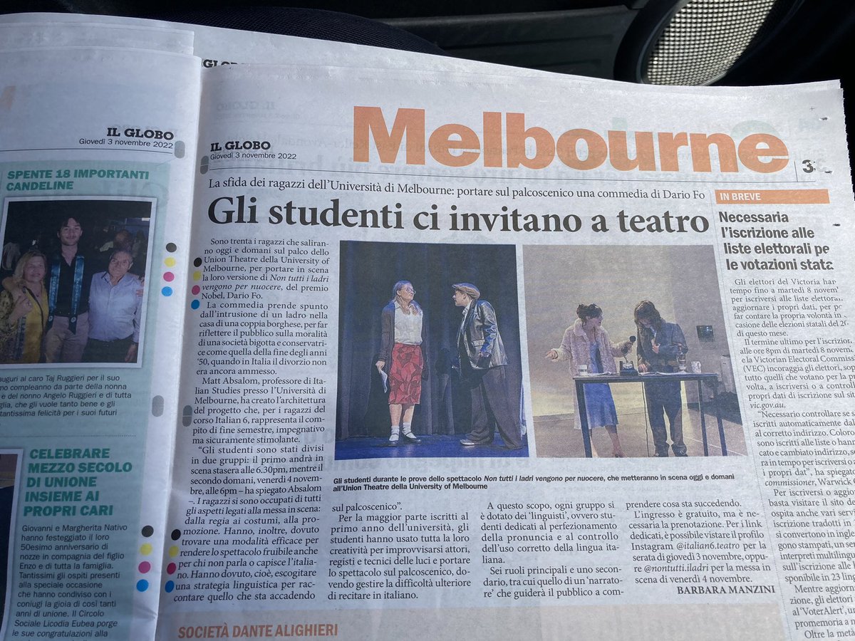 #italianunimelb <a href="/ArtsUnimelb/">Faculty of Arts</a> there’s still time to book