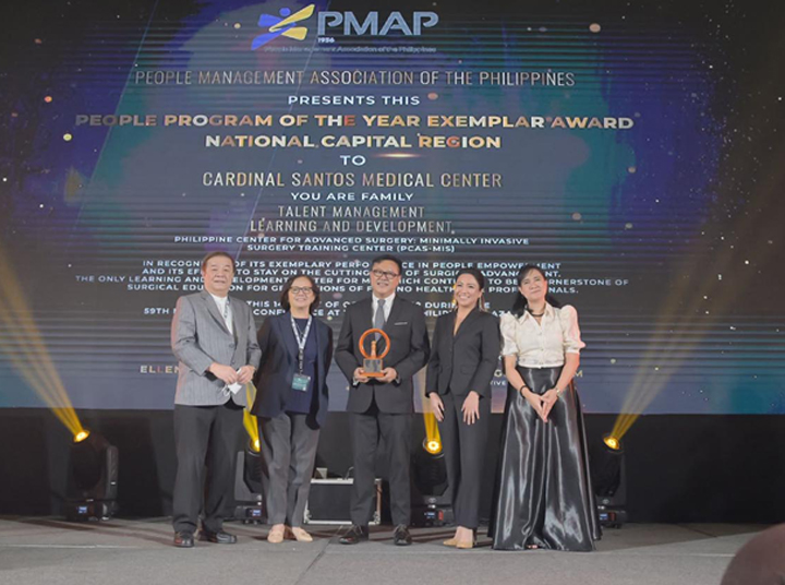 BusinessMirror's tweet photo. Cardinal Santos Medical Center (CSMC) was recently awarded National Exemplar under the People Program of the Year category at the PMAP Awards 2022. The ceremony was held at the Sofitel Philippine Plaza Manila last October 14.

Know more: https://t.co/EosHRGT4K6 https://t.co/afM271nVEI