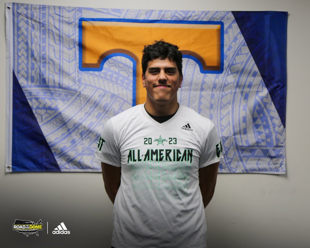 Big Fano ❗️ Welcome ⭐️⭐️⭐️⭐️ OL Spencer Fano (@FanoSpencer) to the 2023 All-American Bowl @NBCSports #theG23ATESTshow 🎶 #AllAmericanBowl 🇺🇸 @adidasFballUS