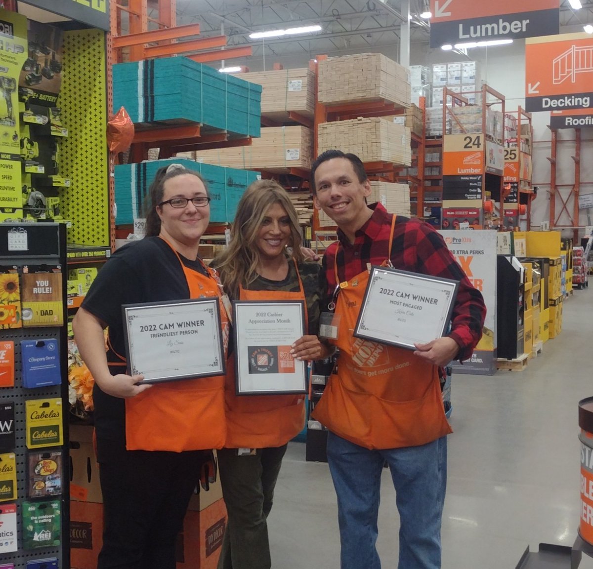 A few more CAM winners here. I'm so proud of everyone on my team. And a special shout-out to my CAM winner miss Liz 🧡 it's well deserved