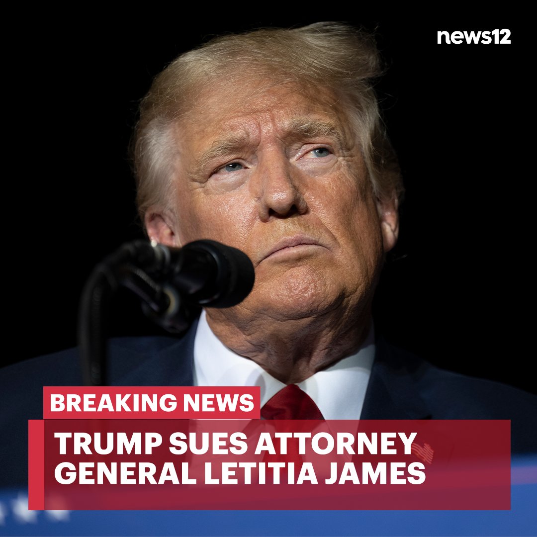 BREAKING NEWS: Former President Donald Trump announces that he is suing Attorney General Letitia James. bit.ly/3zEEXdQ