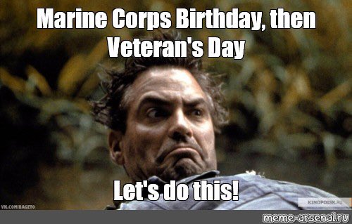 AKAShawnee's tweet photo. Happy <almost> Birthday Marines! @USMC https://t.co/XVo6h0Sd29