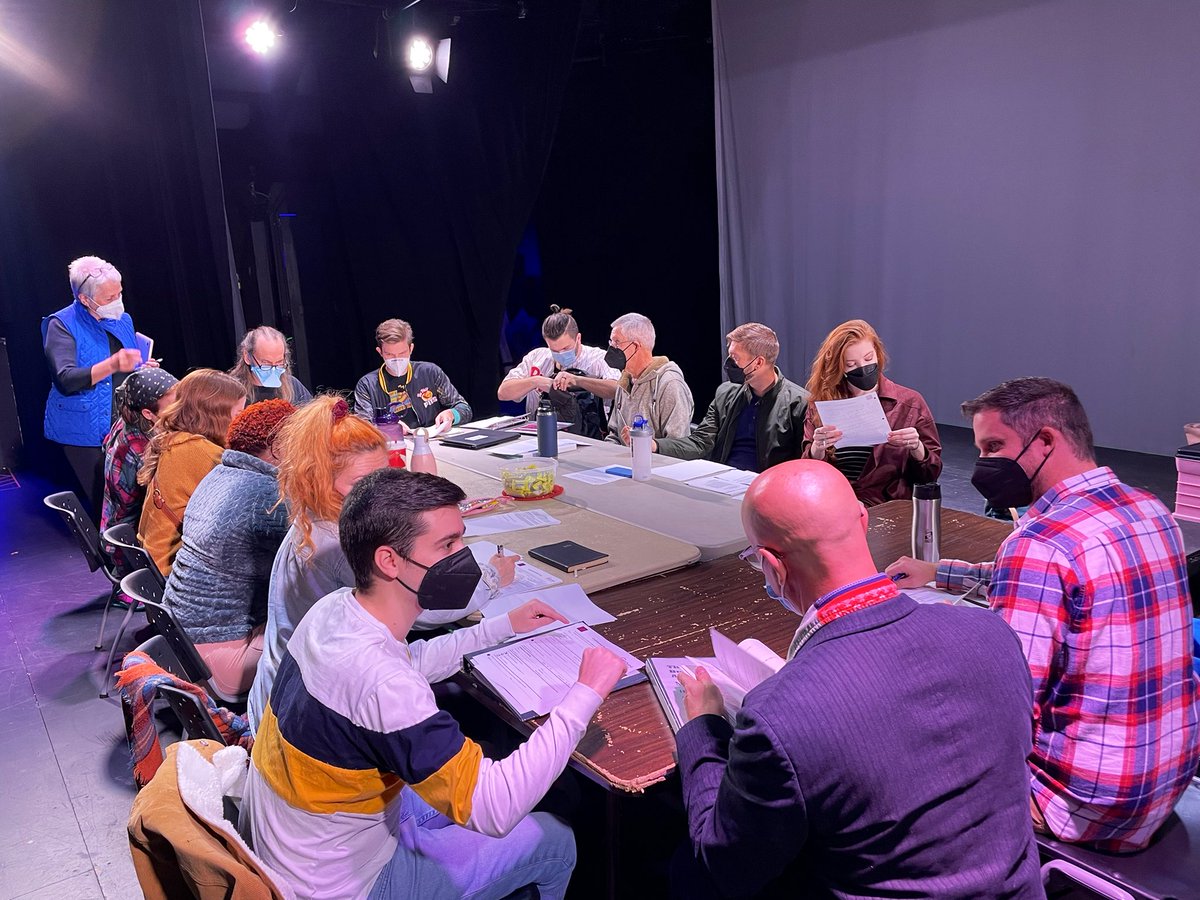 Kicking off week 1 of rehearsals on the right foot! The smart, heartfelt and humorous “The Butterfingers Angel” is a joyous holiday play- the perfect storyline to coincide with the most wonderful time of the year.👼🌲
