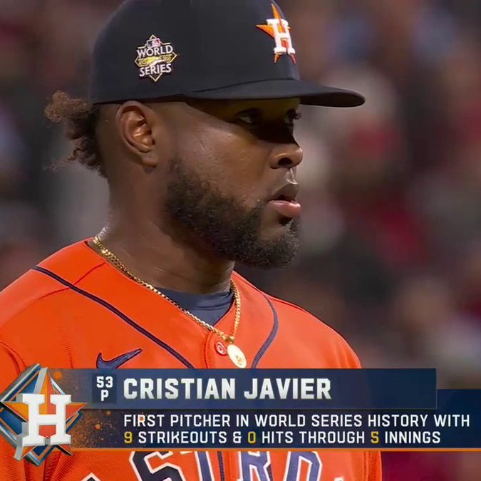 Sporting News MLB on X: A historic start from Cristian Javier