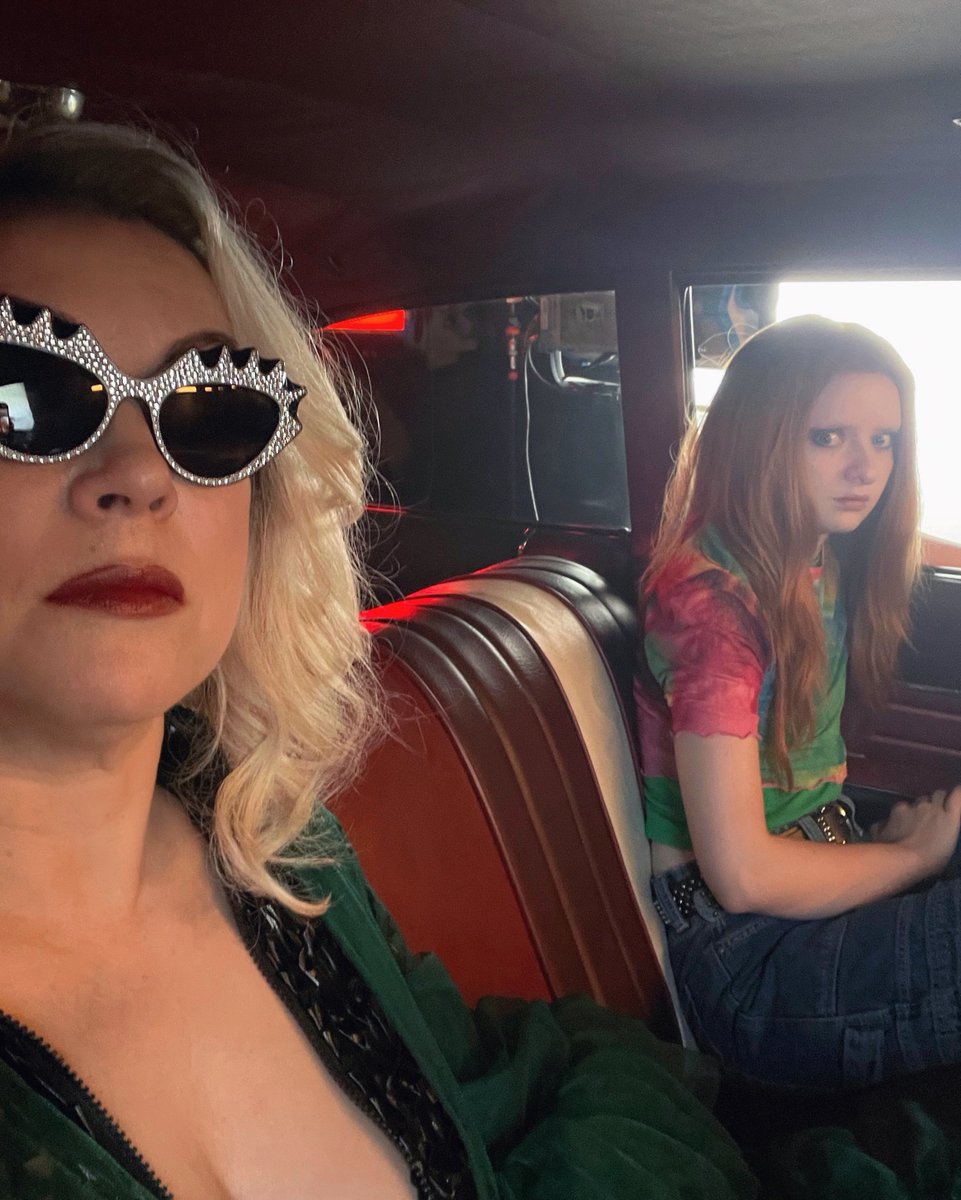 JenniferTilly's tweet photo. Say goodbye to Hollywood. 
#chucky #lachlanwatson #tiffanyray https://t.co/OovcqApScA