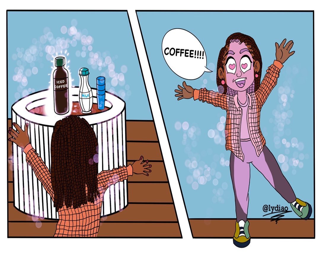 ☕️Even though grad school can be stressful, there are happy days like this when you receive such emails😂. A good place to vent &amp; gist over free coffee😉

~ 2️⃣The glow from the autoclave room

#SciComm #sciart #phdlife #phdchat #STEAM #HBCU