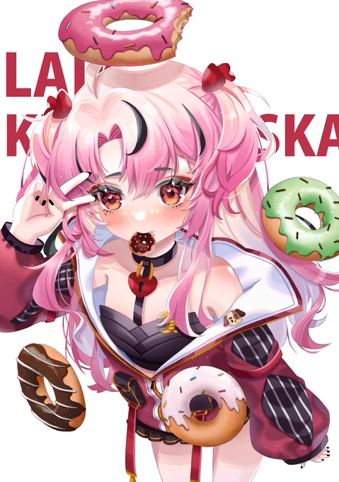 恭喜女儿初配信顺利完成!! 接下来请多关照Congratulations on your debut Laika!#laikaart 