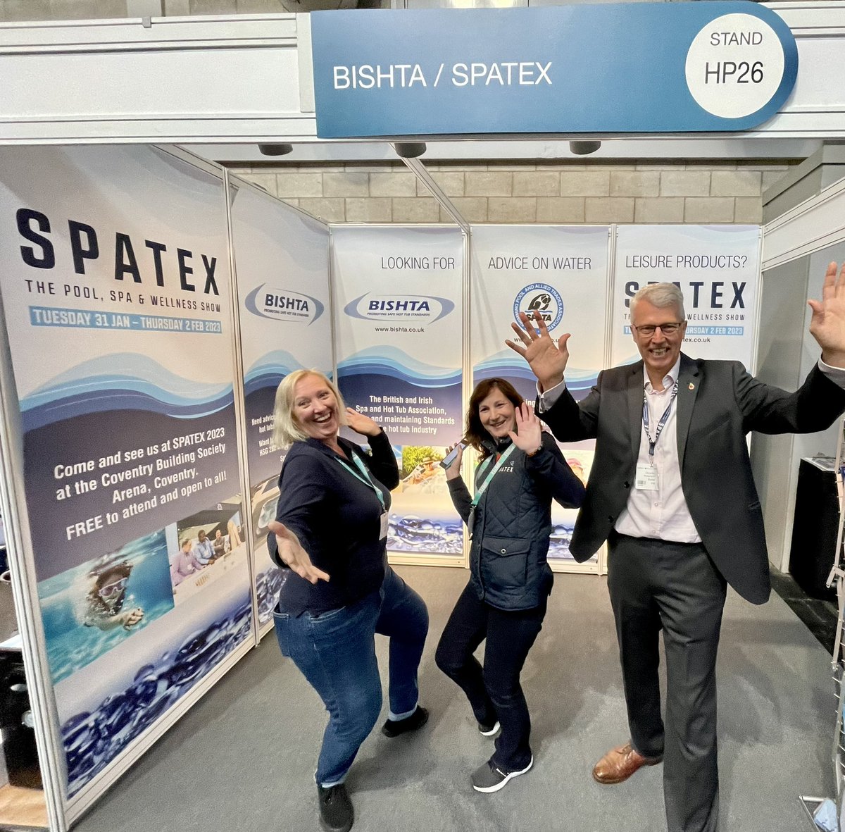 HolParkScene's tweet photo. It’s the final day at the @HP_Innovation 
Be sure to stop by and chat with the friendly team at @SPATEX_show on stand HP26
#holidayparkscene #holidayparkshow #caravanpark #campsite #glamping #landdiversification #farmbusiness https://t.co/TUmVTiFAdc