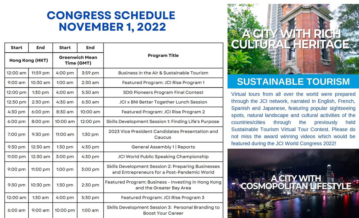 🇭🇰2022 JCI ДЭЛХИЙН ЧУУЛГАН🇭🇰 2дахь өдрөө амжилттай үргэлжилж байна

JCI байгууллагын 2022 оны "ДЭЛХИЙН ЧУУЛГАН"-ы хөтөлбөрийг хүргүүлж байна. 
JCI байгууллагын томоохон арга хэмжээнүүдийг нэг "ДЭЛХИЙН ЧУУЛГАН"-д  120 гаруй улсаас оролцдогоороо онцлогтой.

JCI Монгол ТББ
