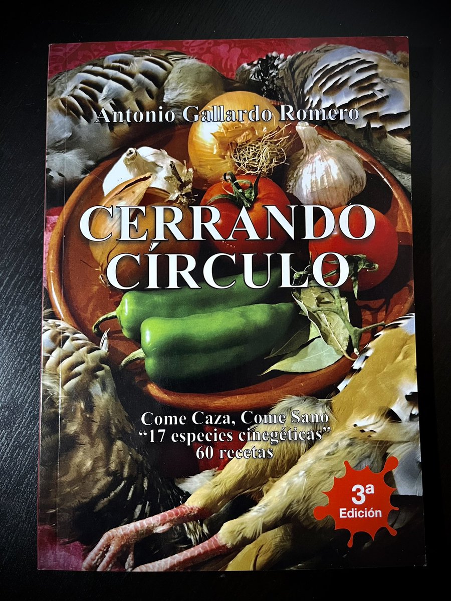 Agallardoromero's tweet photo. Habemus 3ª Edición del libro 📕 CERRANDO CÍRCULO‼️
Un millón de gracias!!! #caza #comecazacomesano #cerrandocirculo #cazayconservacion #carnedecaza https://t.co/t1A7UTRUNM