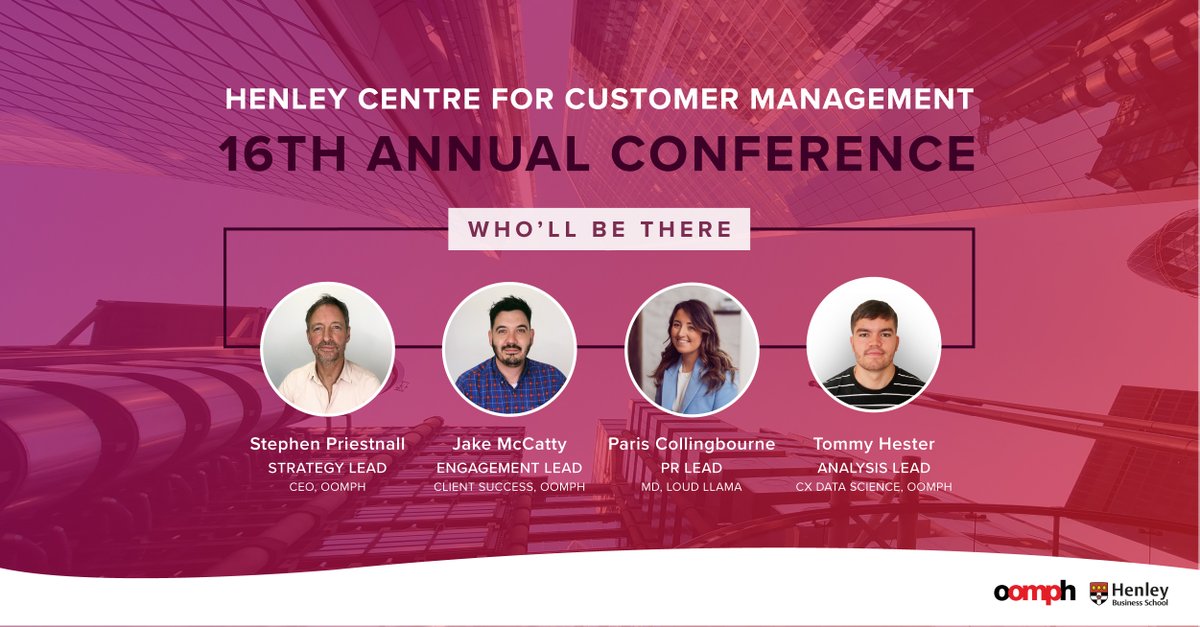 oomphagency's tweet photo. Today, we're heading to @HenleyBSchool!

Our CEO, @StephenJP , will be talking at the conference with Moira Clark, Director of the Henley Centre, about The Vulnerability Gap and how organisations can help. https://t.co/JTXxAaMCwR