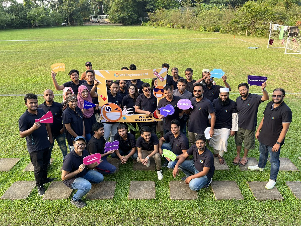 w3engineers's tweet image. The entire of October was an incredible month for W3 Engineers. W3 family chooses to maintain “unity in adversity” as their motto for this team-building day. The proactive participation of all the team members made our day more pleasant.
#developers #Teambuilding #w3 #W3engineers