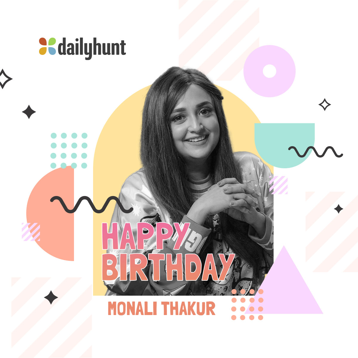 The world is a little bit brighter only because of you. Happy Birthday!
ജന്മദിനാശംസകൾ...🎉🎁🎂✨🎈
@monalithakur03
#HappyBirthday #MonaliThakur #HBDMonaliThakur #MonaliThakurBirthday #Dailyhunt #Birthday #HappyBirthdayMonaliThakur