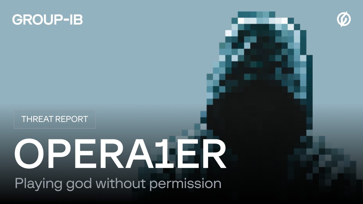 Group-IB Global (@groupib) on Twitter photo In collaboration with the researchers from <a href="/OrangeCertCC/">Orange-CERT-CC</a>, Group-IB is releasing a new #threatreport "#OPERA1ER. Playing God without permission". The report takes a deep dive into financially motivated attacks of the French-speaking threat actor. Download➡️bit.ly/3FKbS4H In collaboration with the researchers from <a href="/OrangeCertCC/">Orange-CERT-CC</a>, Group-IB is releasing a new #threatreport "#OPERA1ER. Playing God without permission". The report takes a deep dive into financially motivated attacks of the French-speaking threat actor. Download➡️bit.ly/3FKbS4H