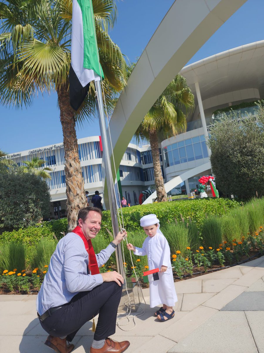 gems_khail's tweet photo. We had a wonderful flag day ceremony this morning! A huge thank-you to Ms Hijazi, our Head of Arabic Studies, who organized the event and to our
WEK leadership students and Emirati students who helped with the festivities.
#UAEFlagDay #unity #WEKCommunity #ouracademy https://t.co/pocN6EuNmA