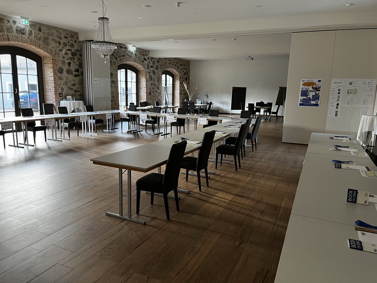 Rooms all ready to welcome participants to the <a href="/eu_modex/">EU MODEX</a> training of trainers course in Gorlitz, Germany. Looking forward to some interesting discussions.