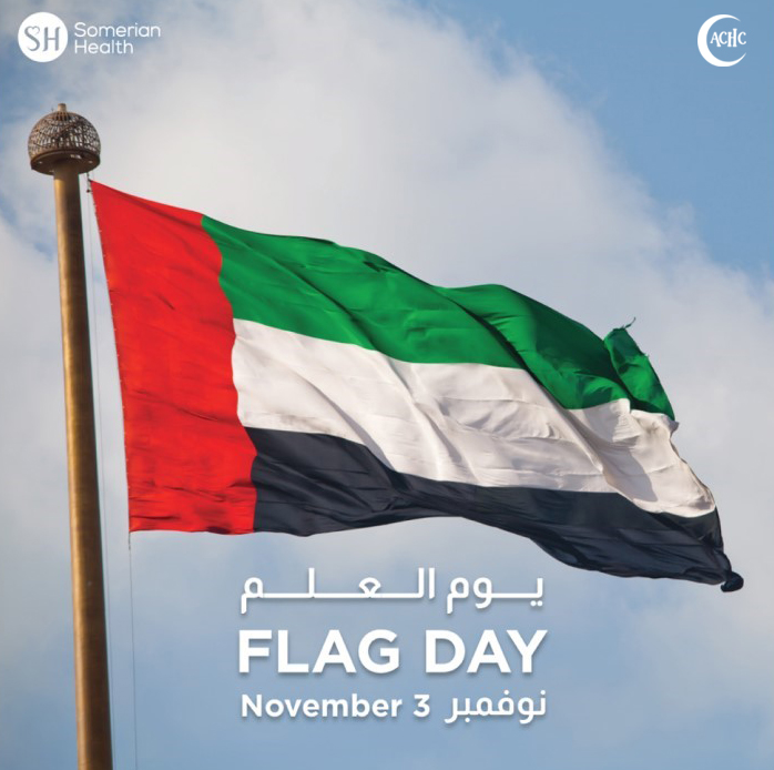 achccUAE's tweet photo. Somerian Health wishing the UAE Leaders, Citizens and Residents a Happy UAE Flag Day!
#FlagDay #UAEFlagDay #SomerianHealth #SomerianHealthCare #SomerianHealthUAE #SomerianHospitals #achccae #achcc #AmericanCrescent #AmericanCrescentHealthCare #AmericanCrescentHealthCareCentre https://t.co/ChncJQc6zU