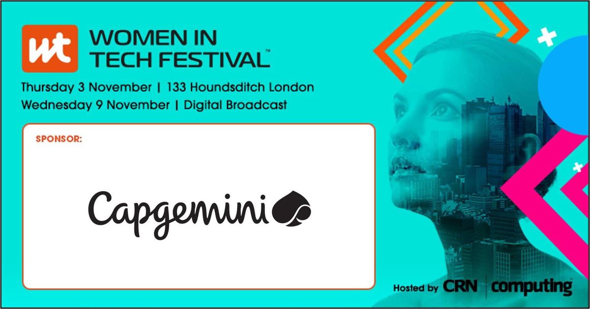 nikol_payka's tweet photo. Thrilled to be on my way to the Women in Tech Festival in London representing Capgemini alongside some fabulous women! The key themes are: Diversity, Innovation, Community and Empowerment! @WomeninTechFest #WinBTS @CRN_UK @Computing_News https://t.co/zYT158teuU
