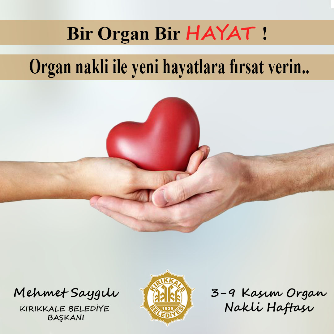 kirikkalebld71's tweet photo. Her Bağış Yeni Bir Umuttur. ♥️

3-9 Kasım Organ Bağışı Haftası https://t.co/fEz43bsTgu