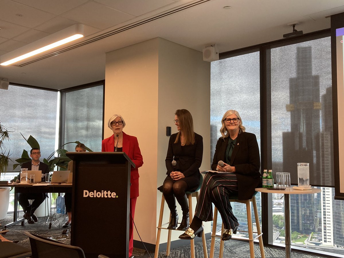 FLMacDonald_AU's tweet photo. Wonderful to be at launch of  @D_AccessEcon report highlighting that without changing gender norms any investment in policy won’t be effective or sustained and Australia’s economic potential will remain unrealised #Breakingthenorm
@corporatefox @EvieFoxKoob @AIIWomen @sammostyn https://t.co/KWDxLRURNM