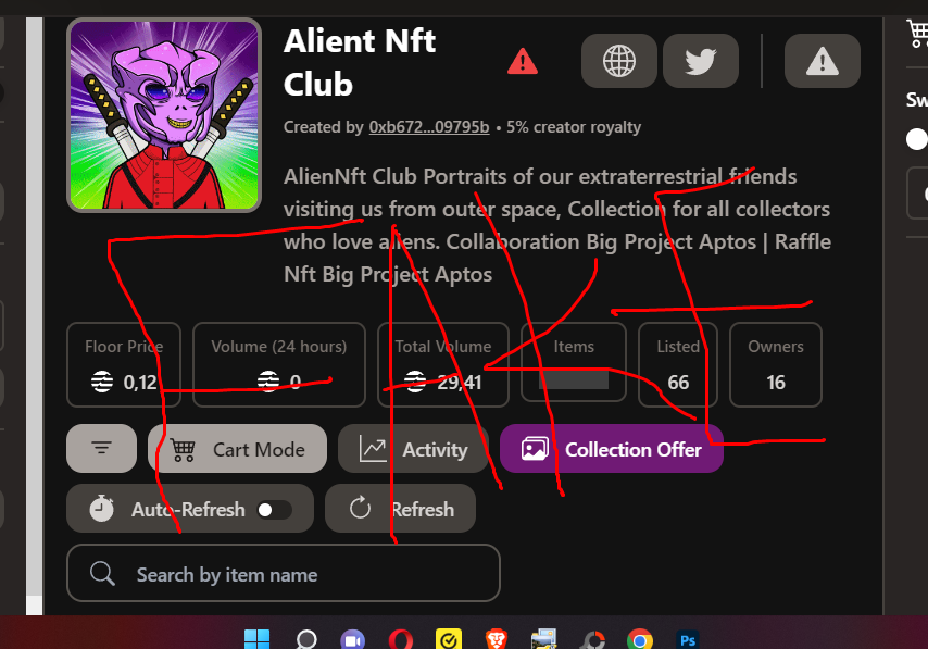 Anubiziz's tweet photo. attention guys, this account is fake it does not belong to Alien NFT Club team, he did fake AlienNFT club in some platforms https://t.co/C6m1SEFGNk