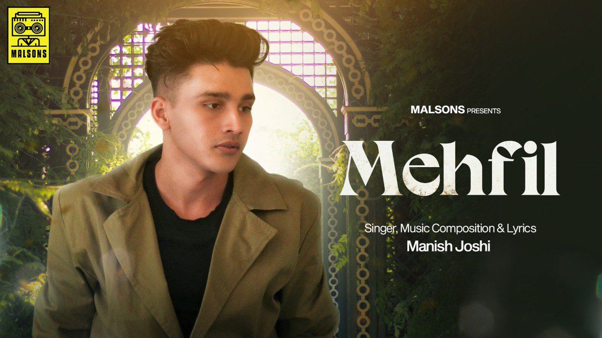 malsonsmedia's tweet photo. "Mehfil" by Manish Joshi 
A melancholy anthem for autumn. 💌
Tune in now! Streaming on all platforms. 🎶
Check out the official video:
https://t.co/rKhiRsP7VL https://t.co/bOUTukl4cZ