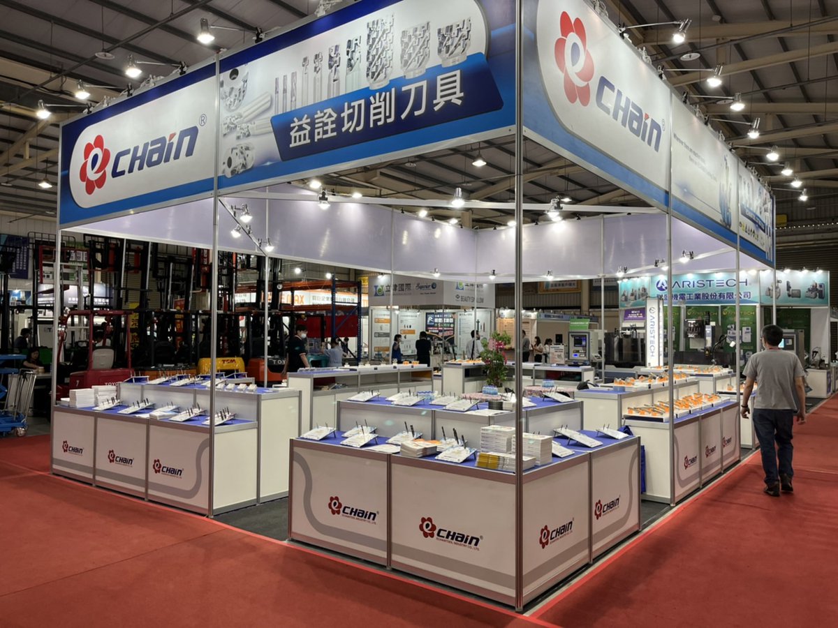Echaintool's tweet photo. TMTS in Taichung start 
From 3th of November ~7th of November 
Our booth information: No.1048
If you are in Taiwan now, please don't miss our booth.
#cnccuttingtools
#carbideendmills
#groovingtools
#eCHAIN
#aerospace
#dieandmold
#millingtools
#threadingtools
#rapiddrills
#TMTS https://t.co/cK2X6r1JvO