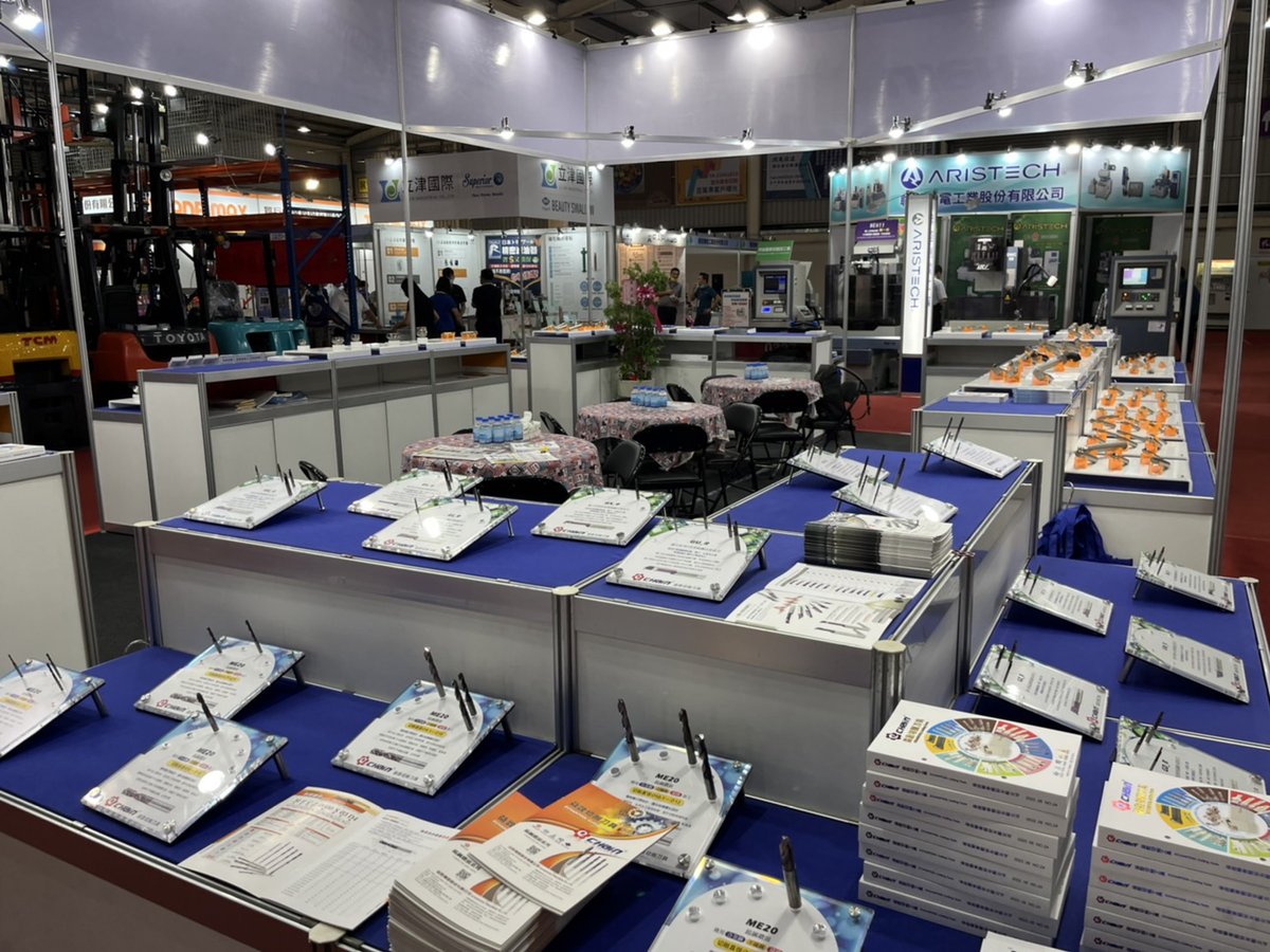 Echaintool's tweet photo. TMTS in Taichung start 
From 3th of November ~7th of November 
Our booth information: No.1048
If you are in Taiwan now, please don't miss our booth.
#cnccuttingtools
#carbideendmills
#groovingtools
#eCHAIN
#aerospace
#dieandmold
#millingtools
#threadingtools
#rapiddrills
#TMTS https://t.co/cK2X6r1JvO
