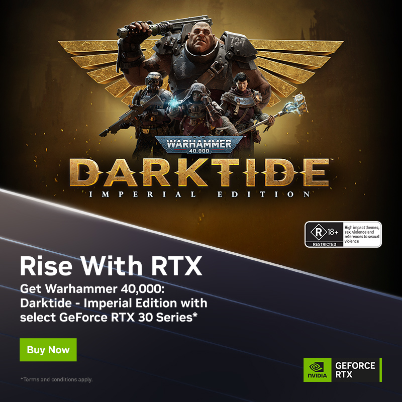 budgetpc's tweet image. “We are the Emperor’s chosen.”
            ― 'Warhammer 40,000'. 
For the glory of the Imperium👉bpctech.com.au//wh-4000

#warhammer40k #geforcenow #bpctech