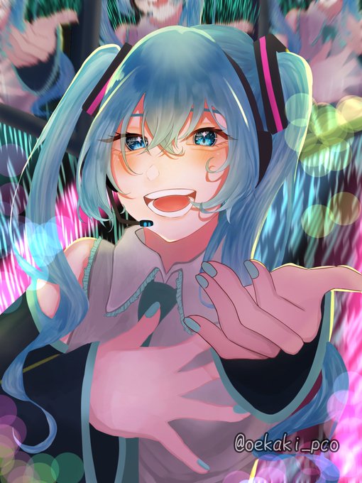 初音ミクちゃん 高画質 のtwitterイラスト検索結果