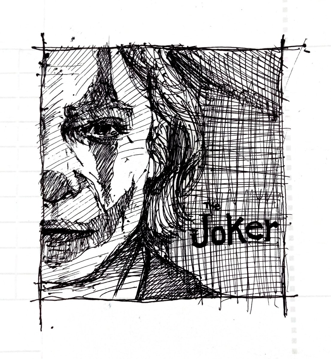 bam0518's tweet photo. Joker 🤡 // pen and ink

sketch habang walang bantay https://t.co/6zszhZWH4T