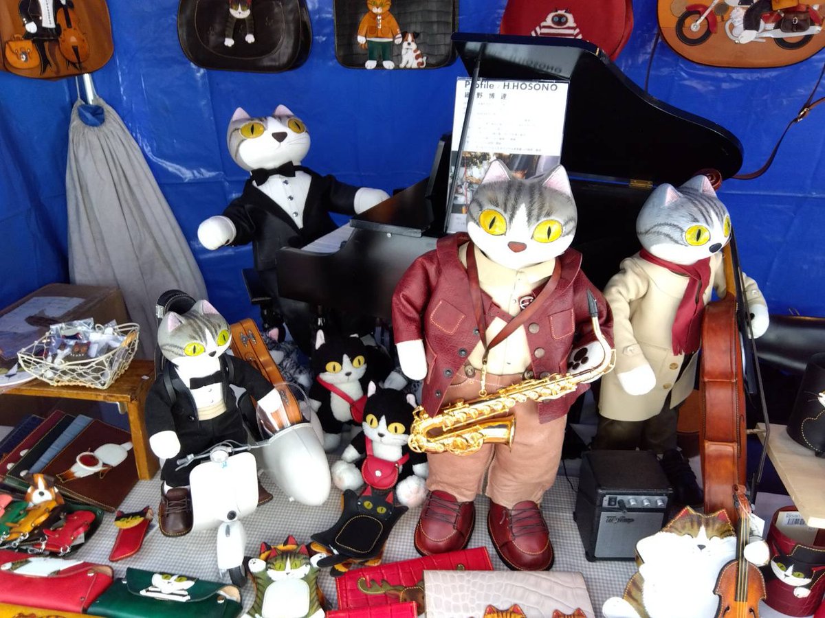 AatelierCATS's tweet photo. 11/3.4.5の３日間　人形町「人形市」に出店中✨ https://t.co/NHpcdeOygv