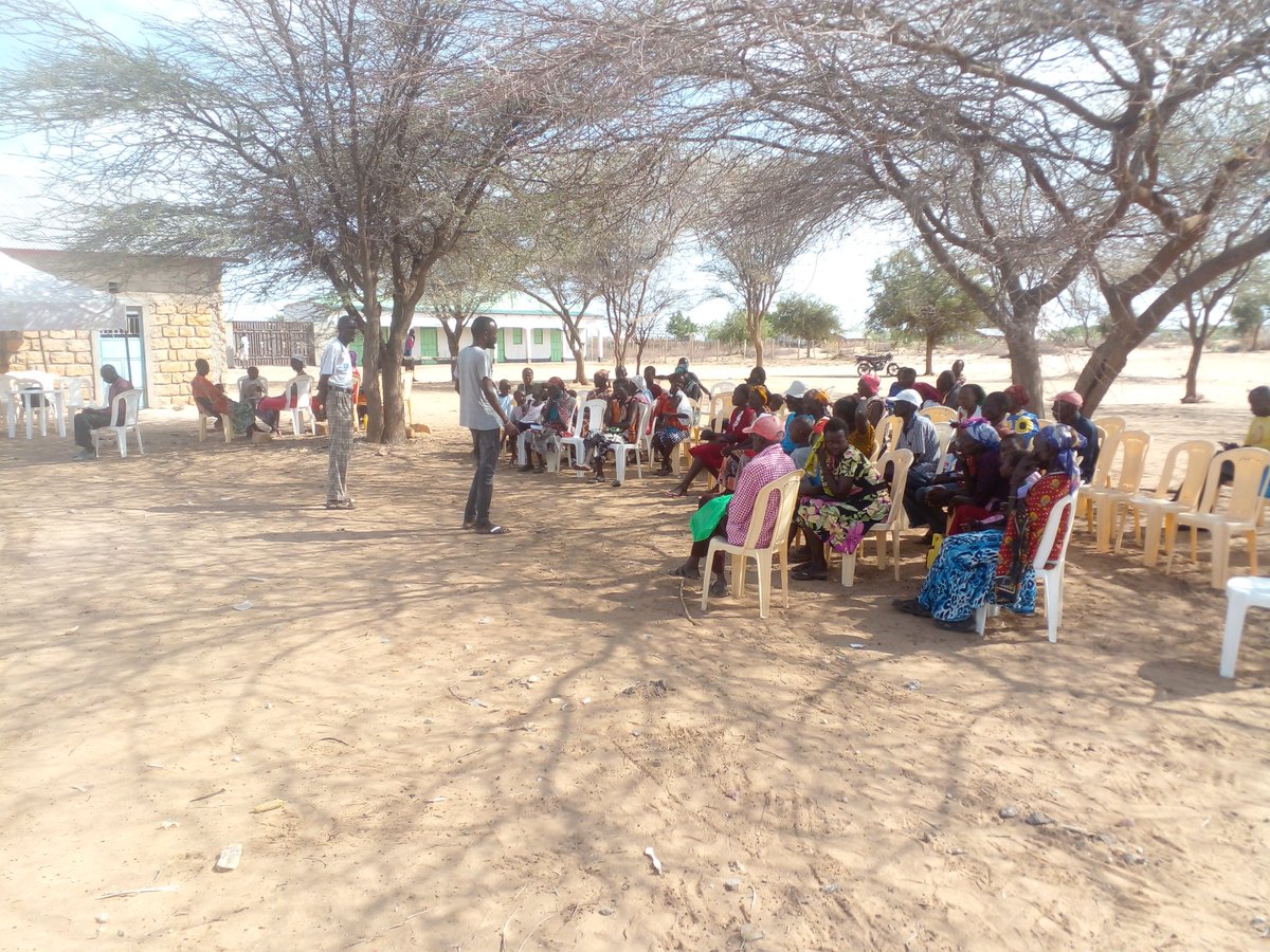 ChegemEric's tweet image. I took an initiative on Sensitizing the community on Gender based violence @WorldVision @KenyaRedCross and @county government of turkana.
