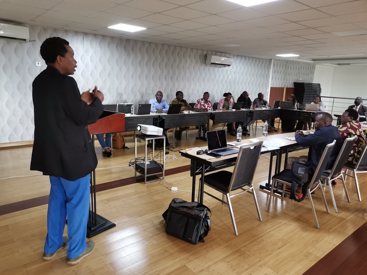 joycelagat's tweet photo. @waluwande Co-chair NECSA-Kenya and @SimonKGatuhi from the National Environmental Complaints Committee during a workshop on infrastructure monitoring supported by @WWF_Kenya https://t.co/BqjhVMRLWV