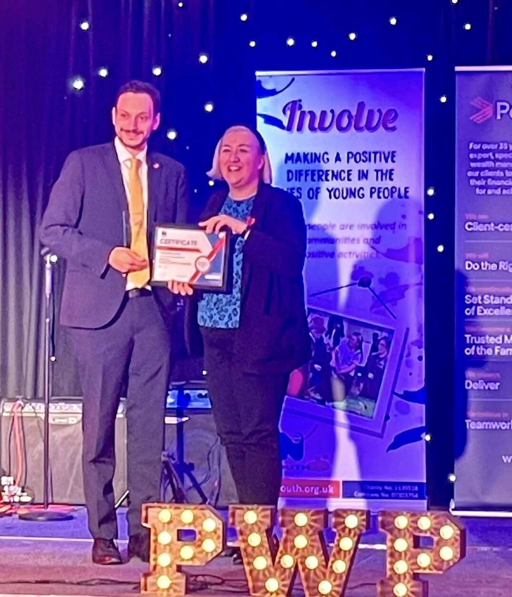 I won! Trustee of the Year at the @NEYouth_ Projects with Pride Awards for my work with <a href="/CramlingtonRLFC/">Cramlington Rockets</a>. All the more sweet to have won it in the <a href="/GrandGosPark/">The Grand Gosforth Park Newcastle</a> in the company of <a href="/Beaty_Rockets/">SB</a> and my wonderful Sarah, where two important relationships all began!